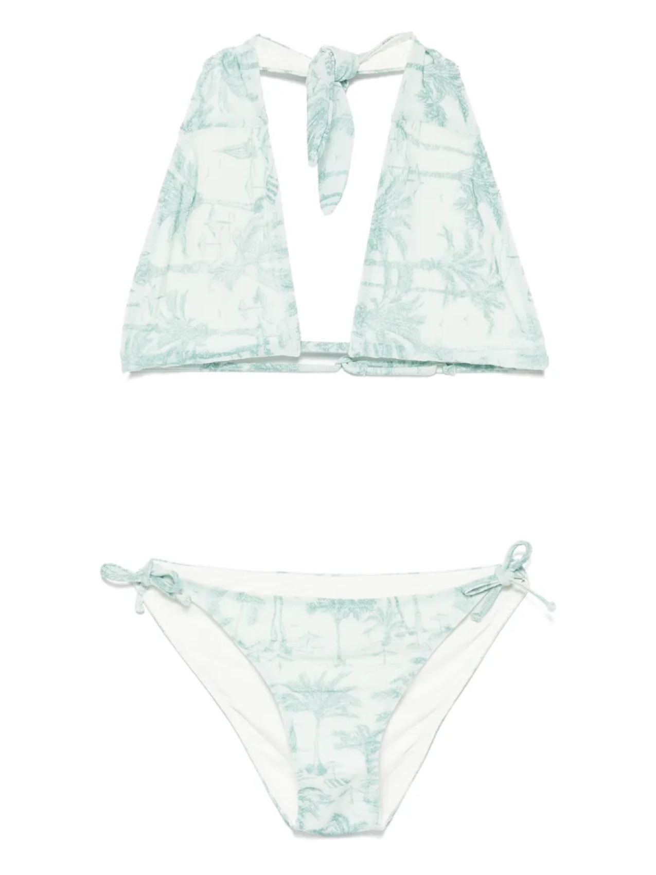 

MC2 Saint Barth Kids Арианна бикини, зеленый