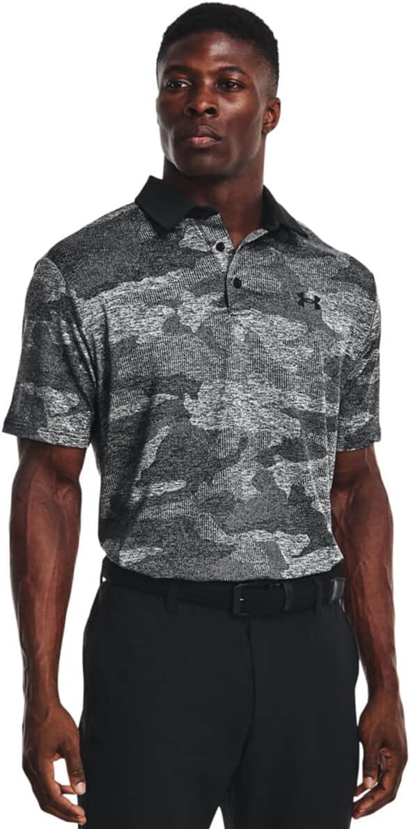 

Under Armour мужская поло Playoff 2.0 с коротким рукавом Jacquard, (001) Black/White/Black, Белый, Under Armour мужская поло Playoff 2.0 с коротким рукавом Jacquard, (001) Black/White/Black