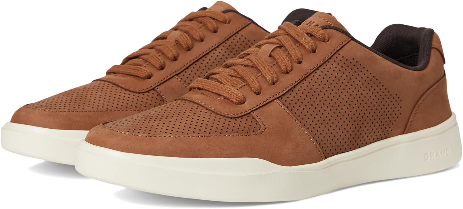 Мужские кроссовки Cole Haan Grand Crosscourt Modern с перфорацией, British Tan — фото 3