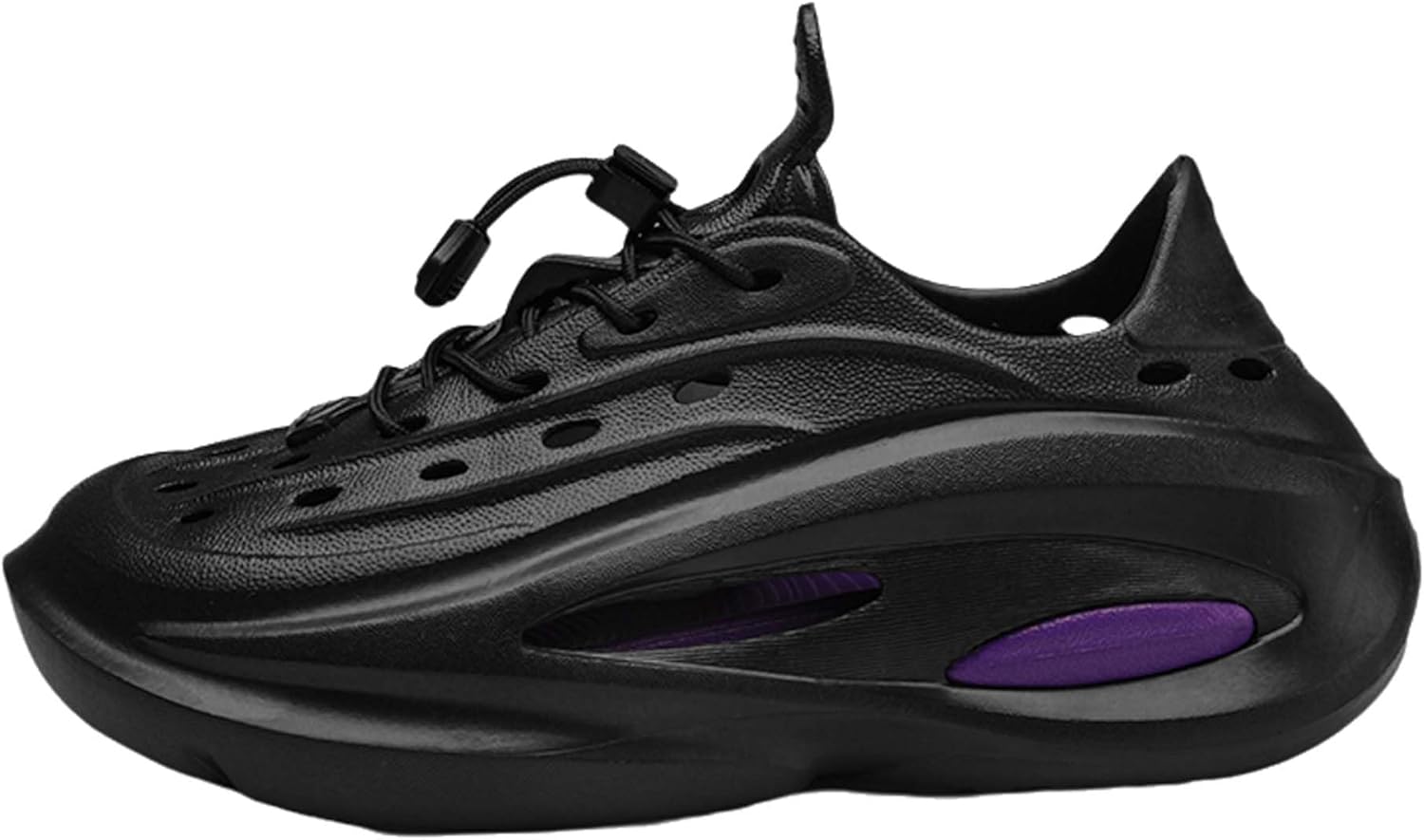 

Сандалии и шлепанцы с отверстиями для мужчин с противоскользящей подошвой для ношения на улице Cyyds, черный