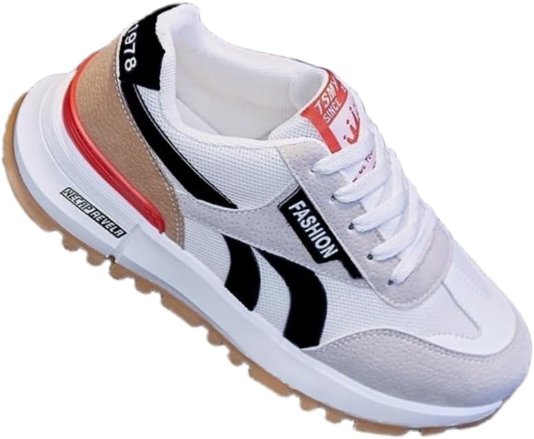 

Мужские модные повседневные кроссовки Clolinde, дышащие, комфортные, спортивные кроссовки для бега, белый