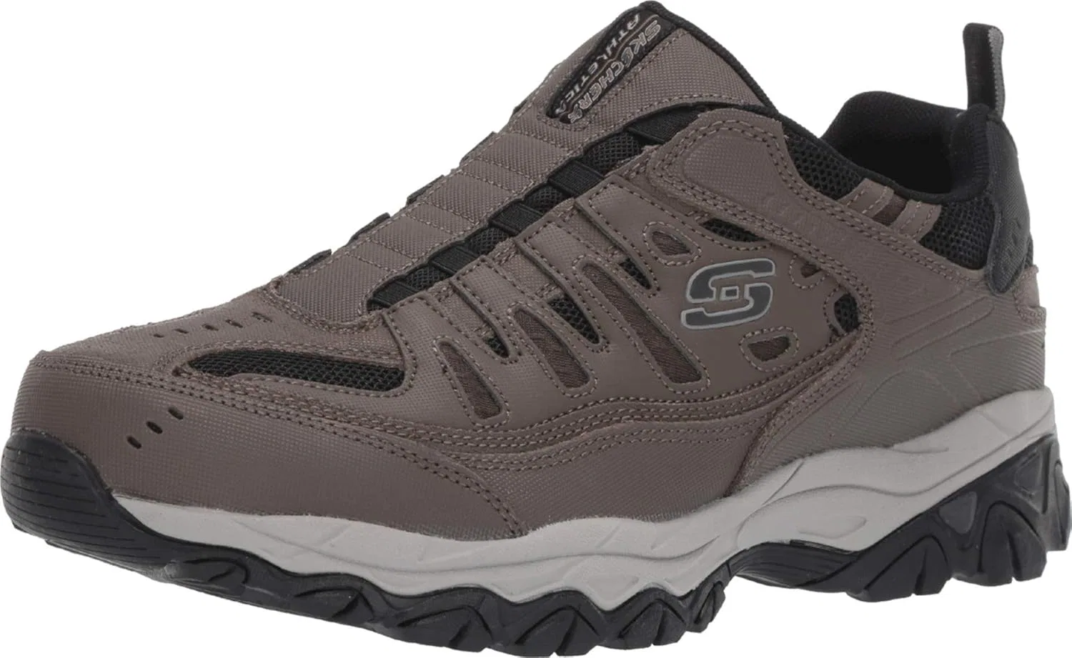 Кроссовки мужские Skechers Afterburn M. Fit Wonted, коричневый