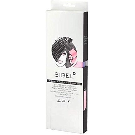 

Пенка-краска для волос Sibel High-Light Mixed, 20 шт., 30 см x 9,5 см, 0,18 кг