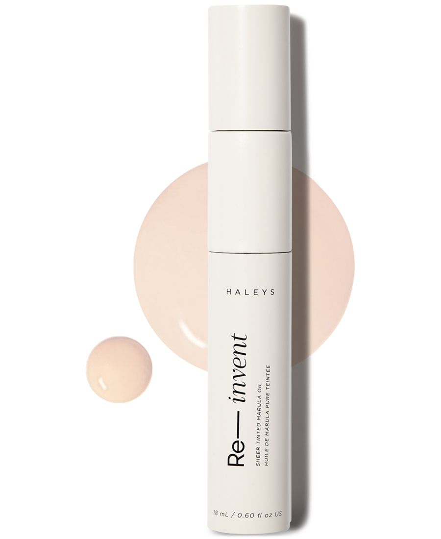 

Обновите свой макияж с помощью полупрозрачного тонирующего масла марулы, 0,6 унции HALEYS Beauty, цвет fair - cool