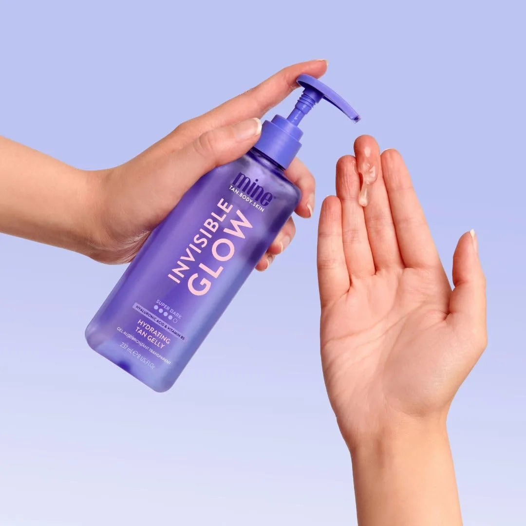 MineTan Clear Self Tanning Gel | Super Dark Invisible Tan Gel - бестрансферный автозагар, увлажняющий, быстро наносится, для темного бронзового оттенка, для лица и тела, 236 мл 237 мл (1 шт.) Minetan Body.Skin — фото 4