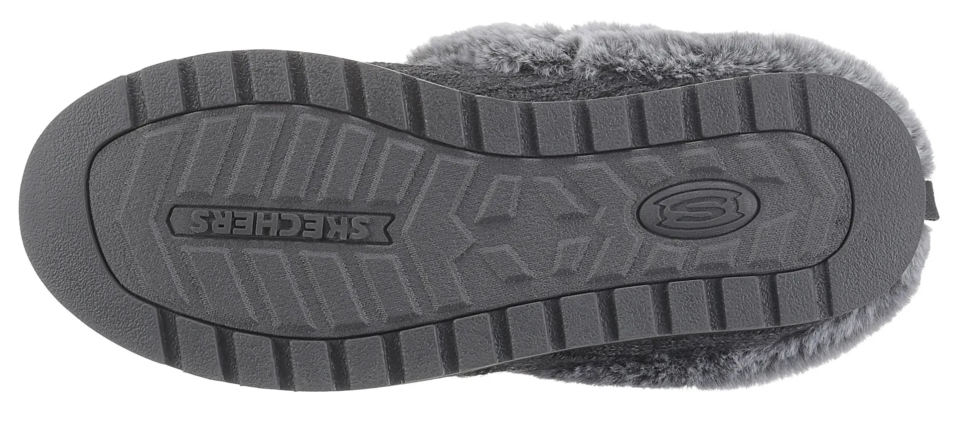 Тапочки Skechers "KEEPSAKES - ICE ANGEL", в вязаном виде, серый — фото 3
