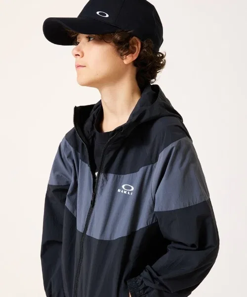 Ветровка Oakley YTR Wind Block JKT 11.0, детская, чёрная