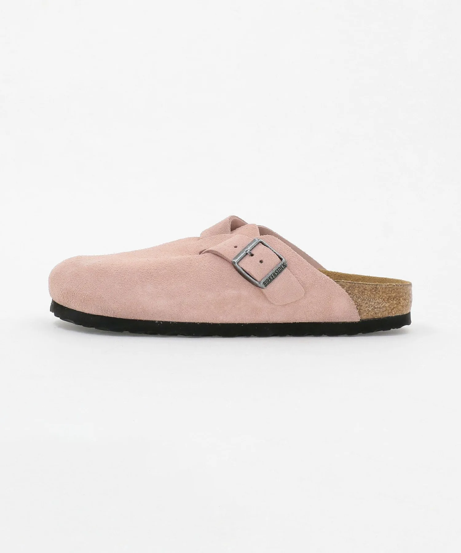 Мужские кожаные сандалии Birkenstock Boston розовые