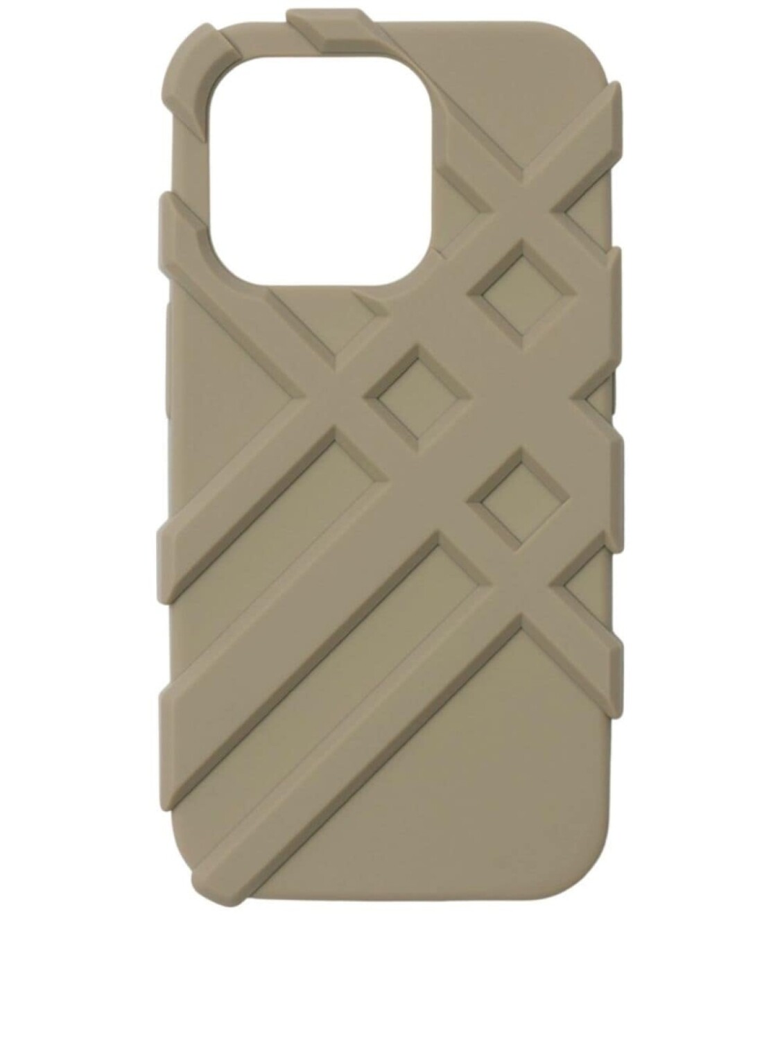 

Burberry чехол для iPhone 15 Pro в клетку, нейтральный цвет
