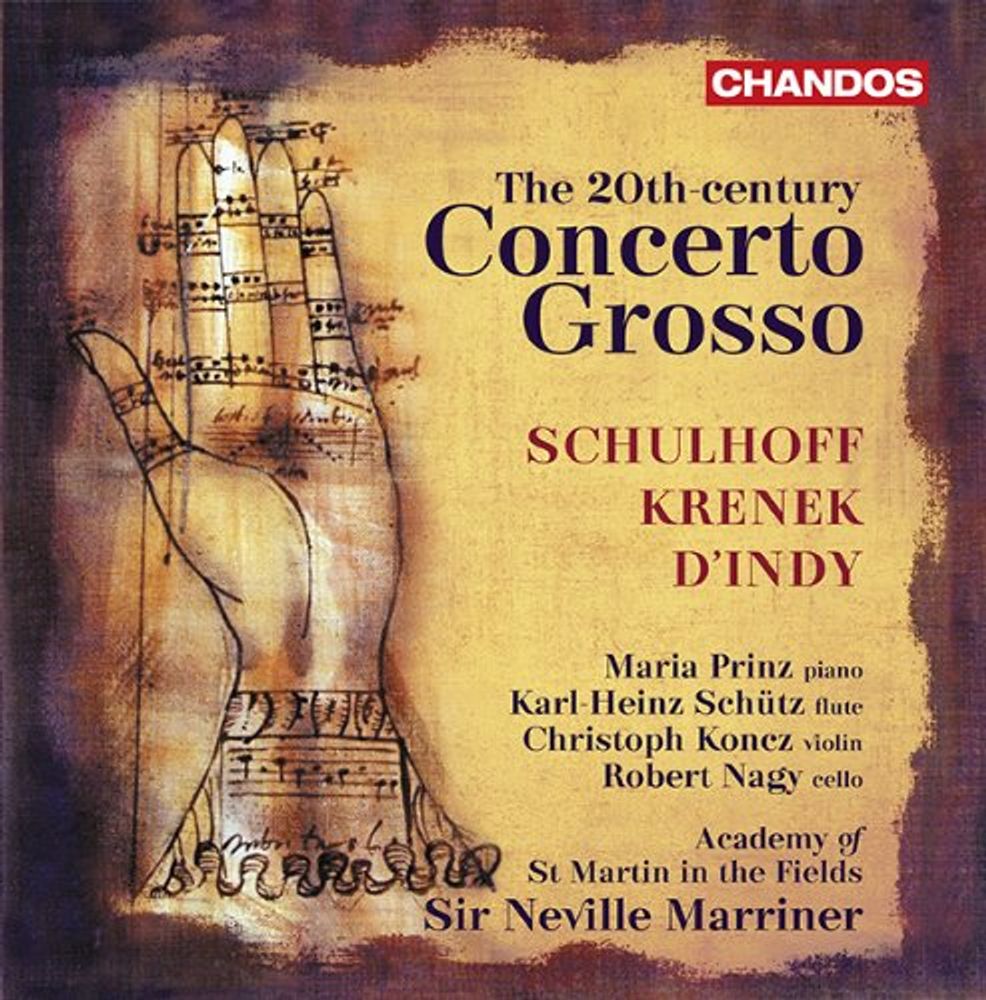 

Диск CD The 20th-Century Concerto Grosso - Vincent D'Indy, Ernst Krenek, Erwin Schulhoff, Sir Neville Marriner, Academy Of St. Martin In The Fields