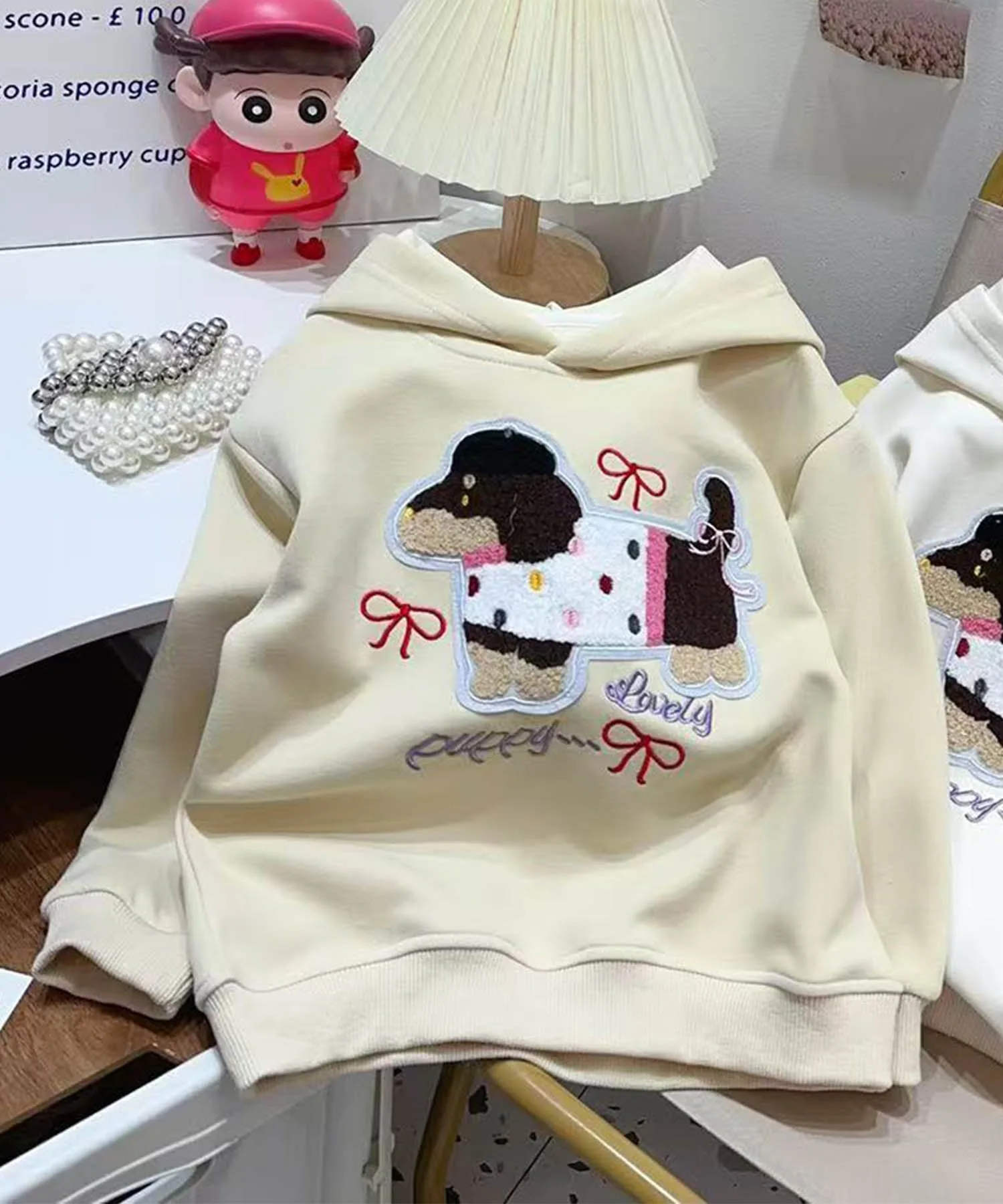 Детская толстовка с нашивкой в виде собаки Aimoha Kids, Yellow