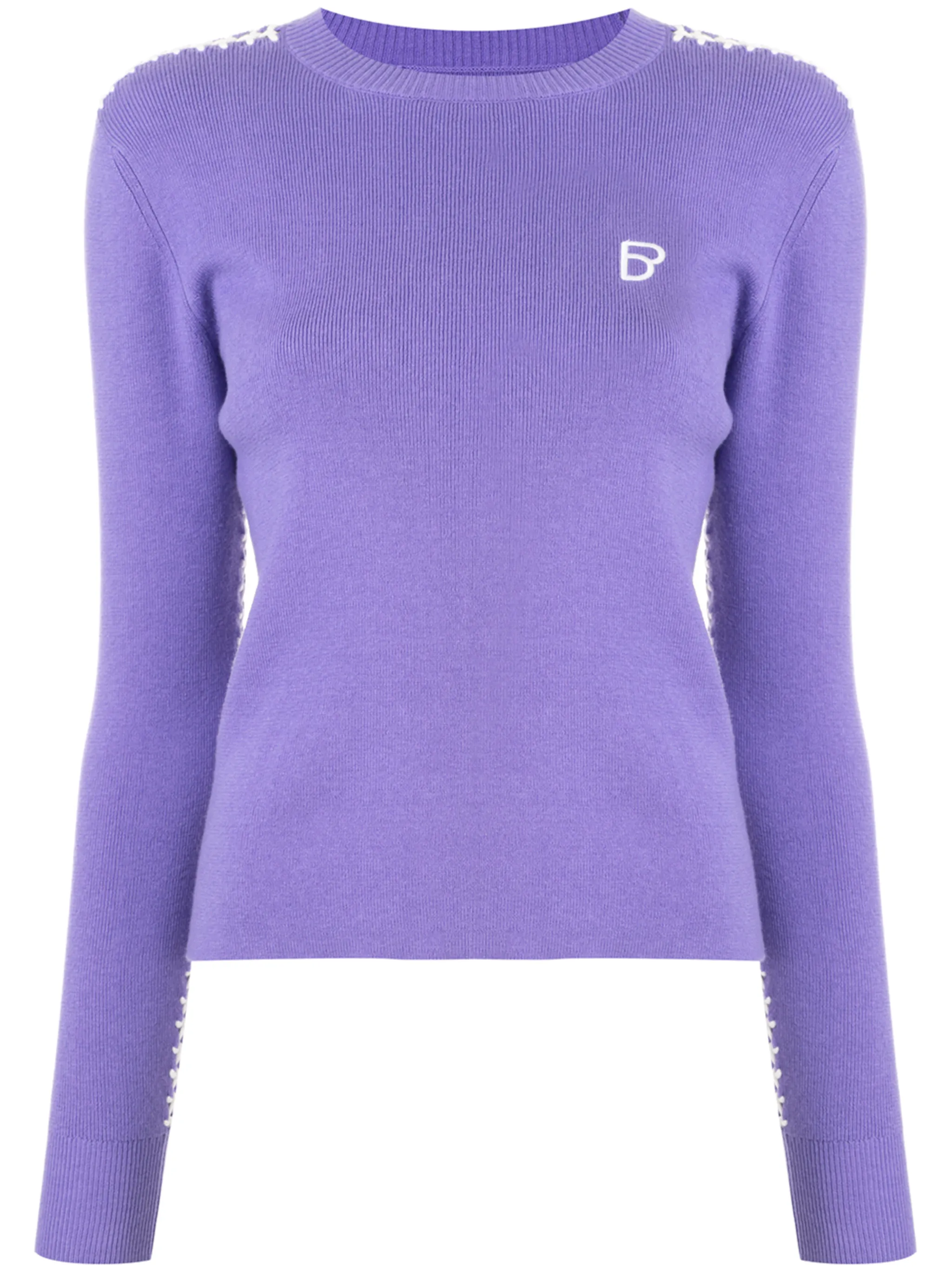 

Свитер в рубчик с длинными рукавами Bapy By A Bathing Ape, фиолетовый