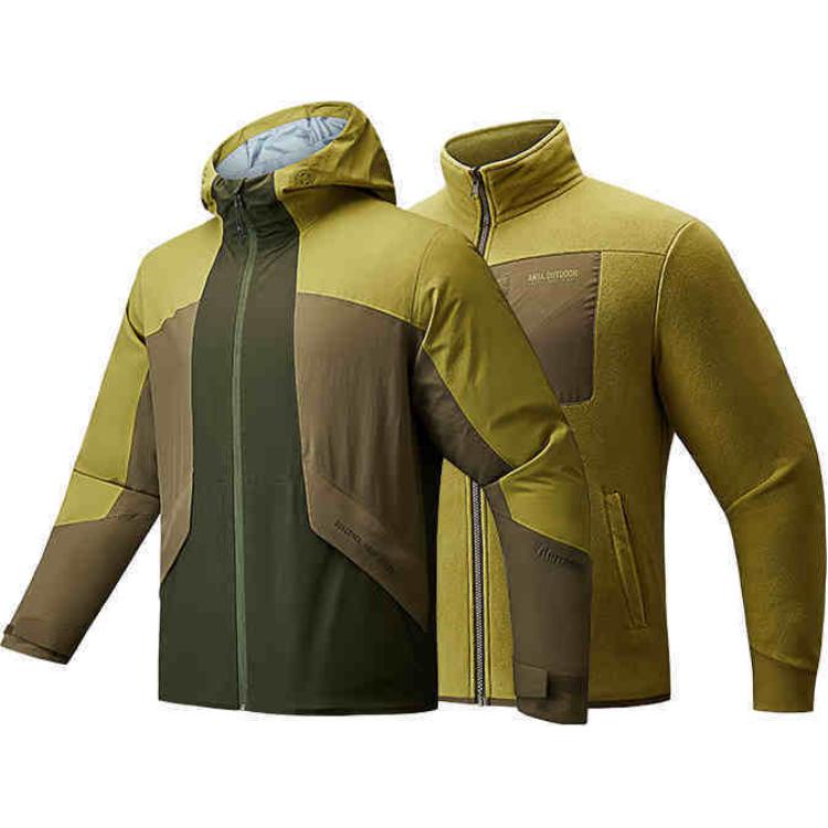 

Мужская водонепроницаемая и ветрозащитная куртка-ветровка Anta Outdoor Collection, цвет: зеленая пшеница/паста из ююбы, умбра, Зеленый, Мужская водонепроницаемая и ветрозащитная куртка-ветровка Anta Outdoor Collection, цвет: зеленая пшеница/паста из ююбы,