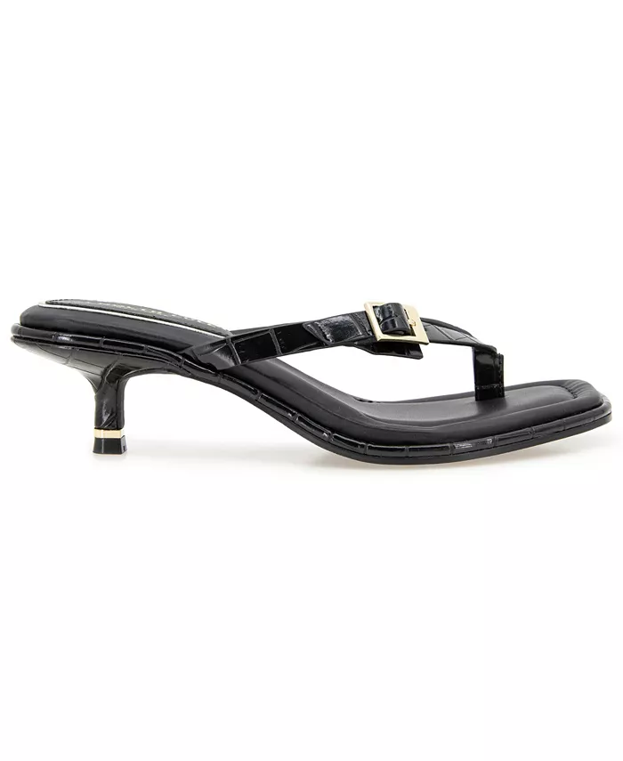 Женские сандалии Gillie на низком каблуке Kenneth Cole New York, черный — фото 2