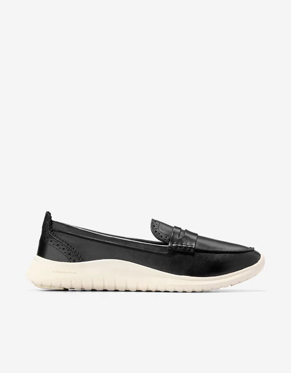 

Женские кожаные лоферы с межподошвой FlowerFoam Cole Haan, черный