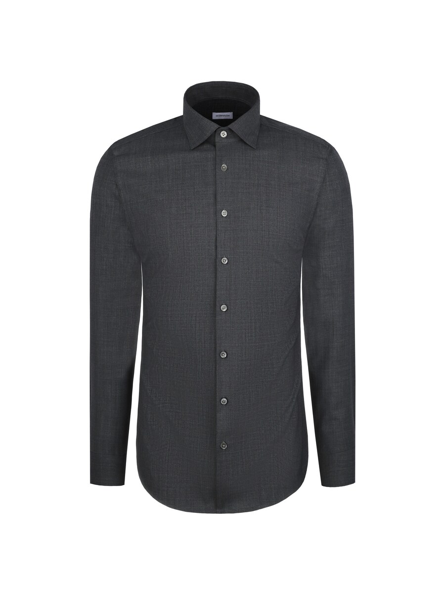 

Рубашка делового кроя Slim Fit SEIDENSTICKER Schwarze Rose, Mottled Grey