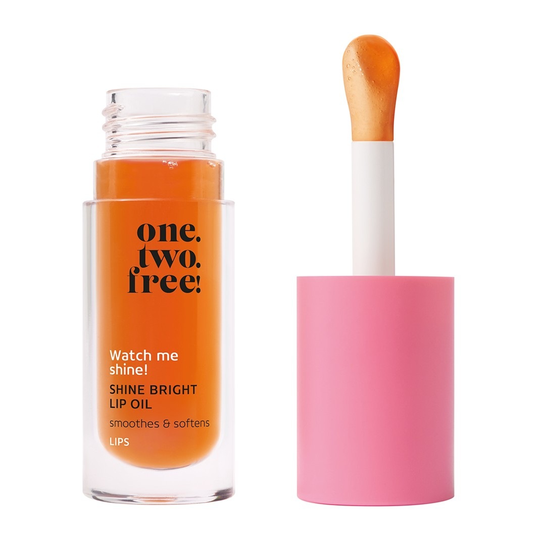 Бальзам для губ Onetwofree — Масло для губ shine bright lip oil , - oh orange, объем, 5 мл — фото 2