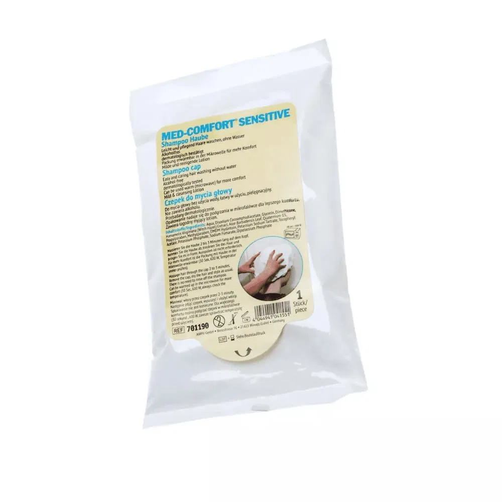 Шапочки для мытья волос без воды от Med-Comfort, 24 шт. Ampri