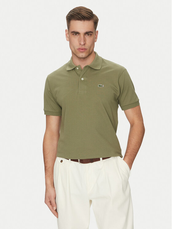 

Рубашка поло стандартный крой L1212 Lacoste, хаки