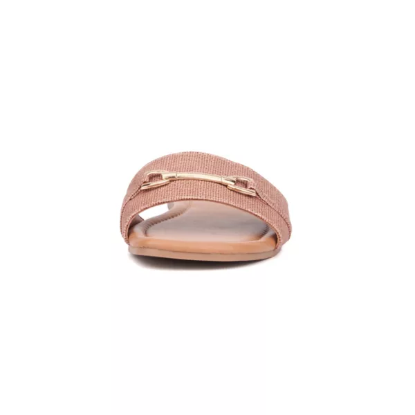 Женские сланцы Naia New York & Company, цвет copper linen pu — фото 4