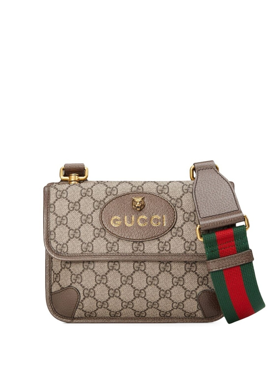 

Gucci маленькая сумка-мессенджер Neo Vintage, нейтральный цвет
