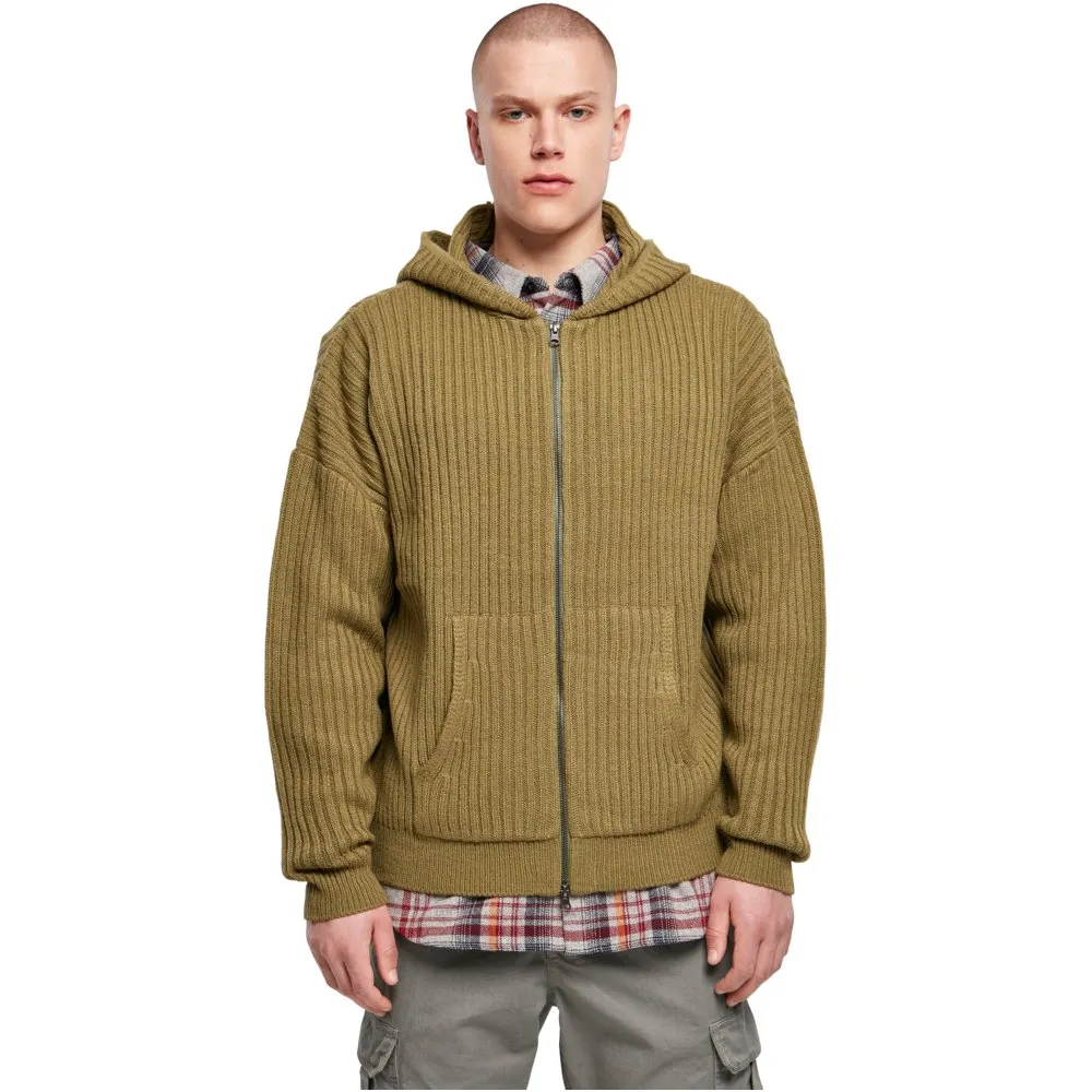 

Толстовка Urban Classics Knitted full zip, зеленый