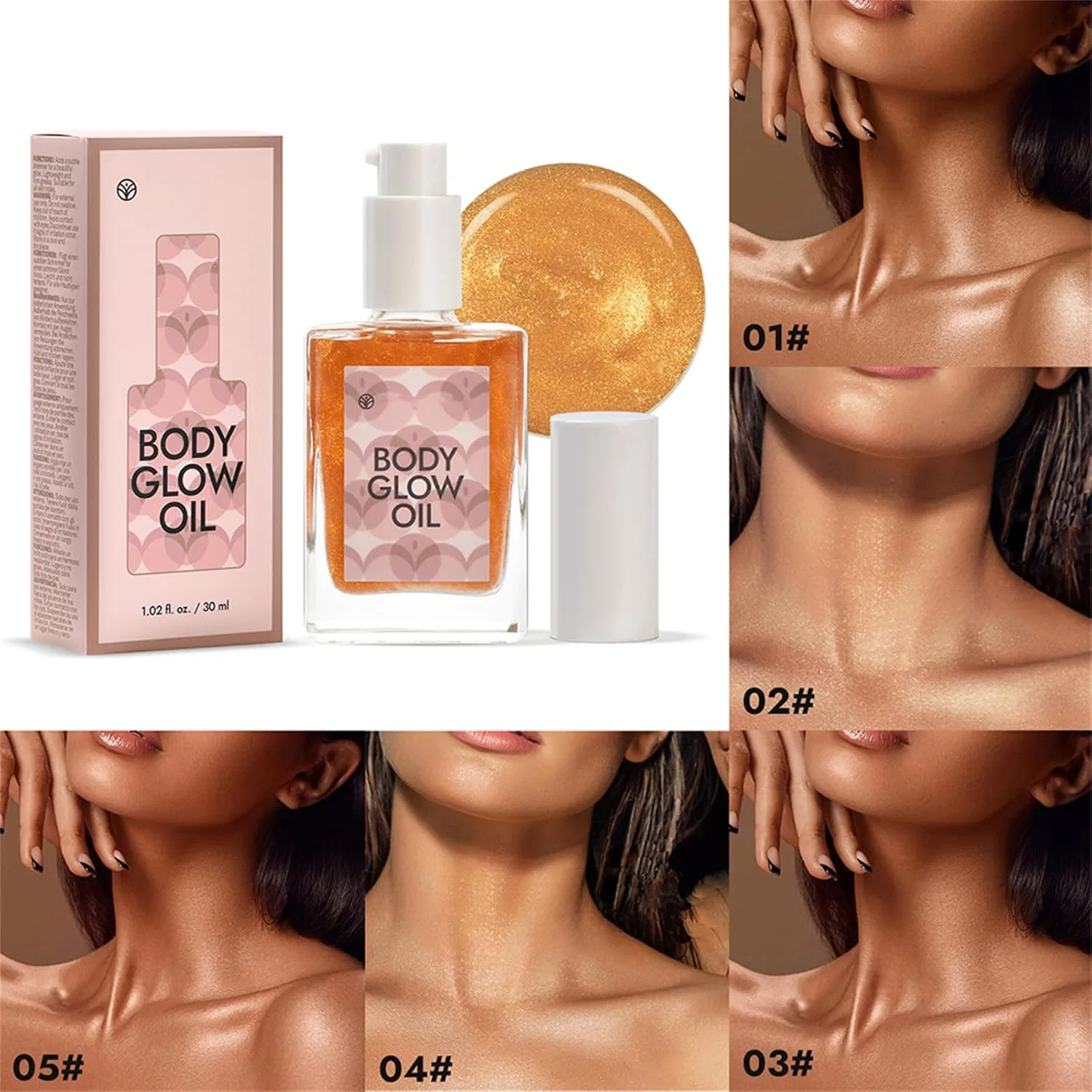 Масло для тела Golden Glow Body Oil UncleS 30 мл — фото 3