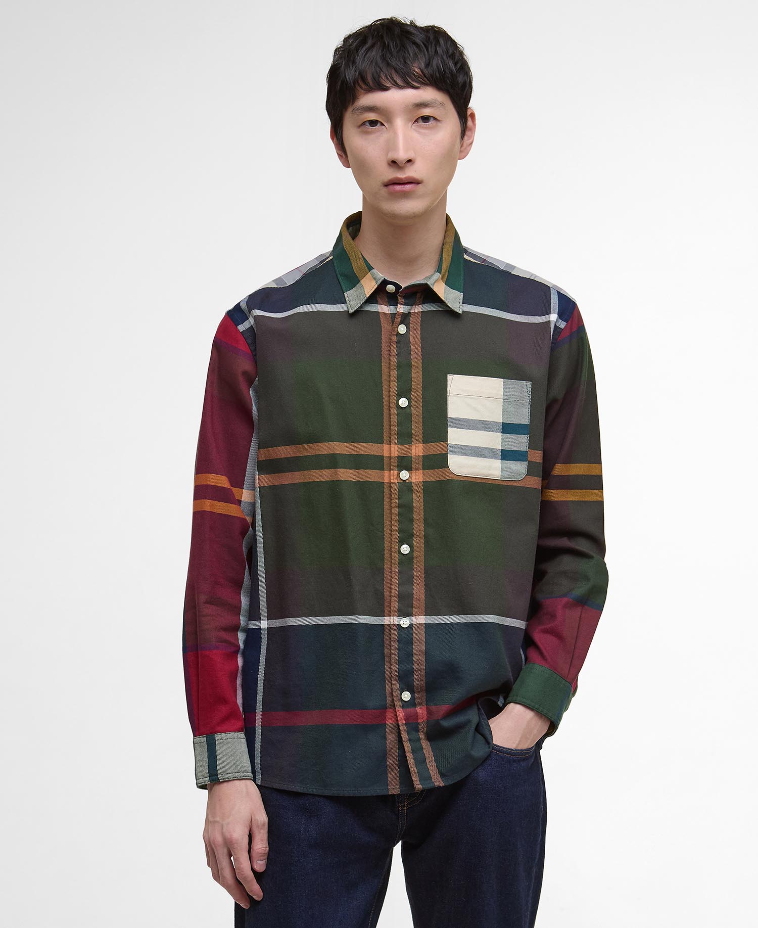 

Рубашка Barbour Patchwork Oversized Tartan, Tartan Mix