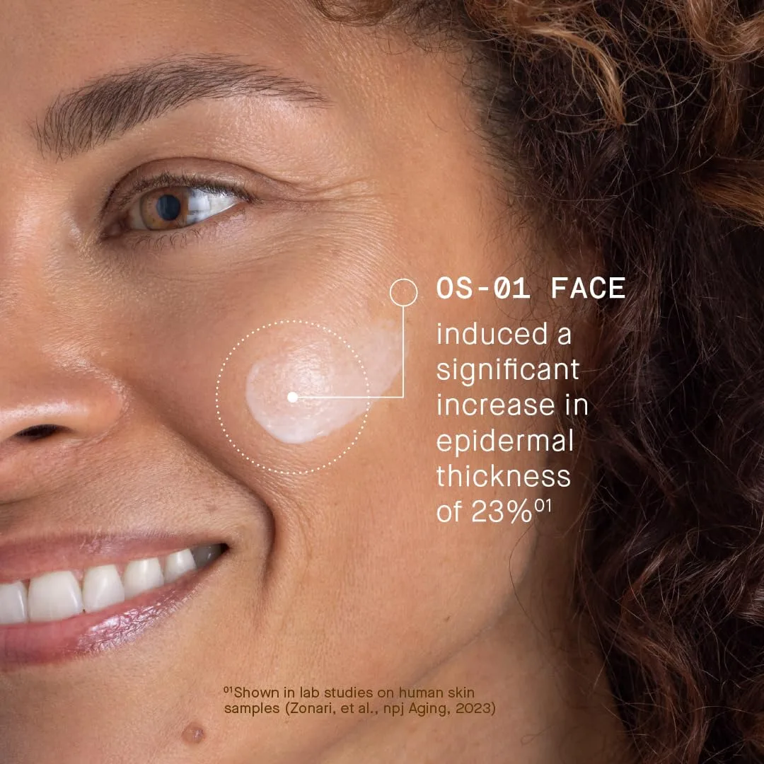 Крем для лица Oneskin — FACE OS-01 Пептидная добавка для наружного применения с пакетиком для пополнения запасов — фото 2