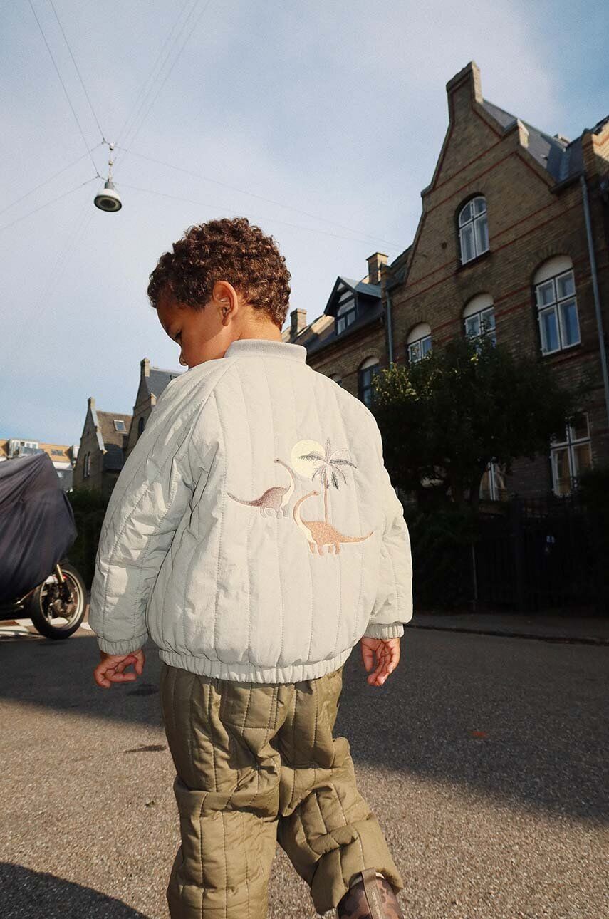 

Детский бомбер Konges Sløjd JUNO BOMBER JACKET, зеленый
