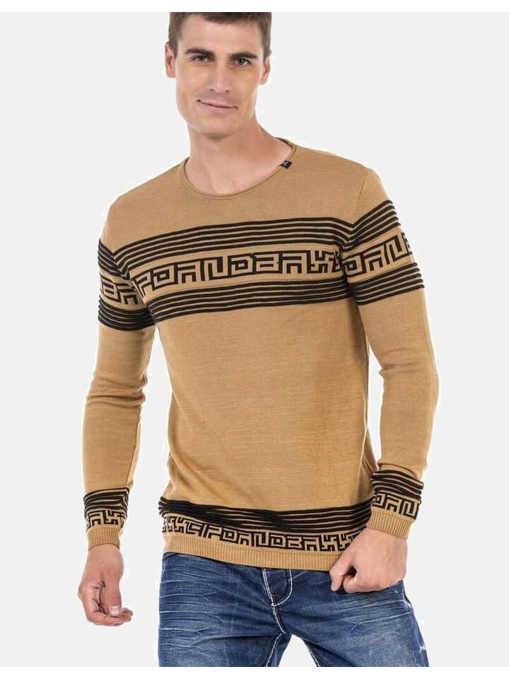 

Пуловер Cipo & Baxx Pullover, кэмел