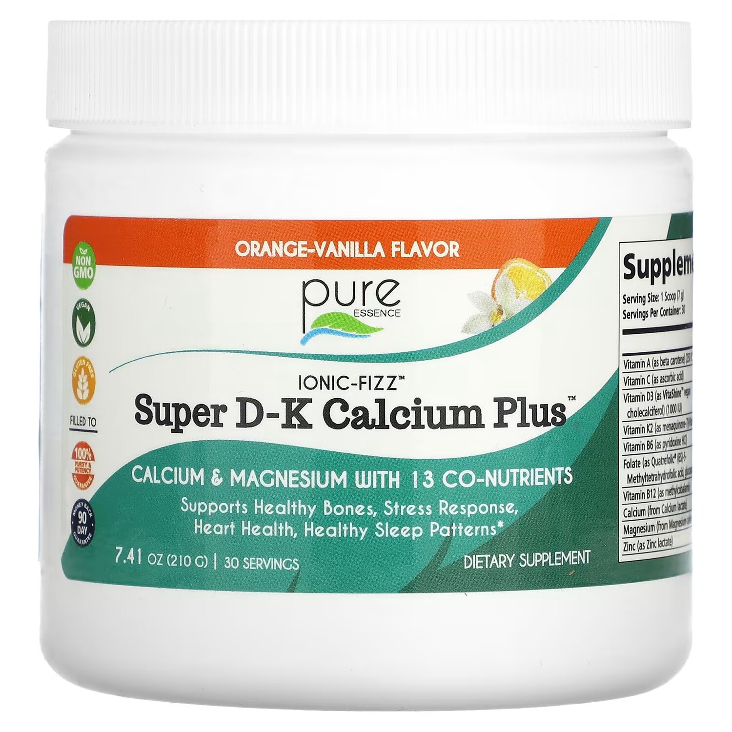 

Добавка Pure Essence Ionic-Fizz Super DK Calcium Plus апельсин-ваниль, 210 г