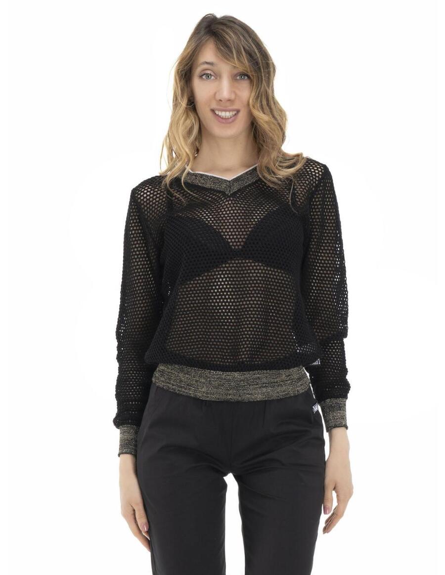 

LEONE 1947 APPAREL Женская сетчатая толстовка в земляных тонах