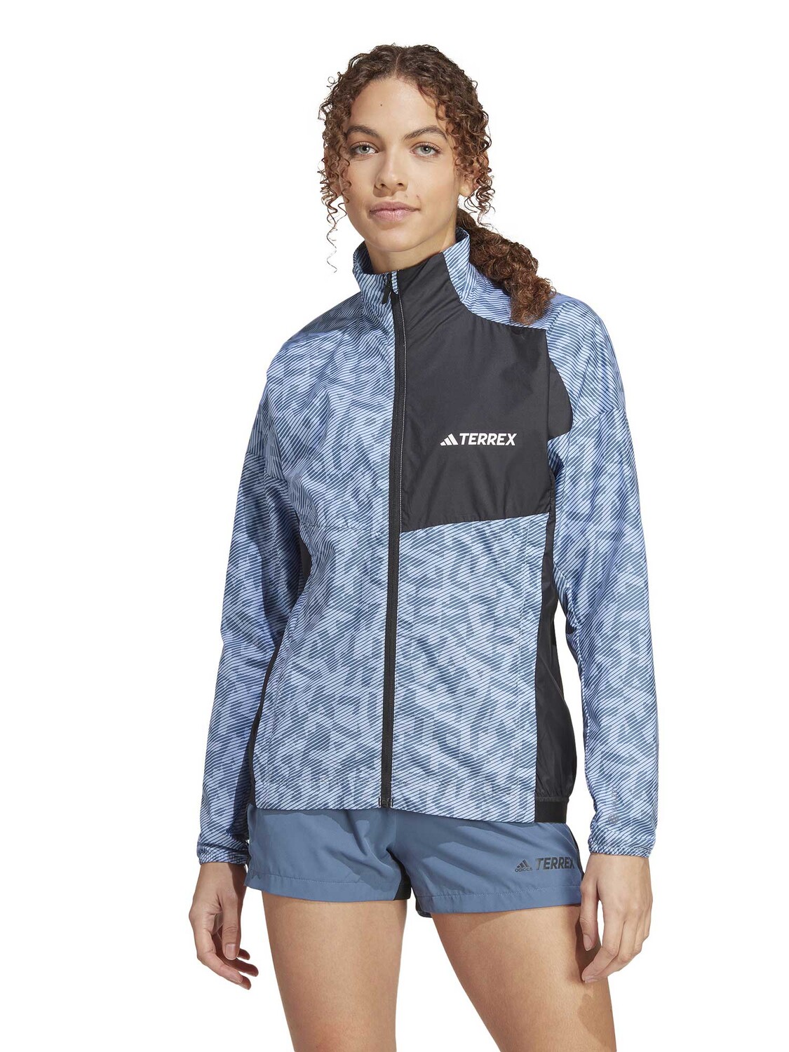 

Ветровка Adidas Performance Terrex Trail Running, синий
