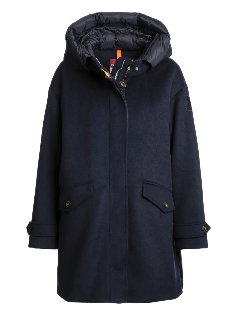 

Пуховик с капюшоном Parajumpers, синий