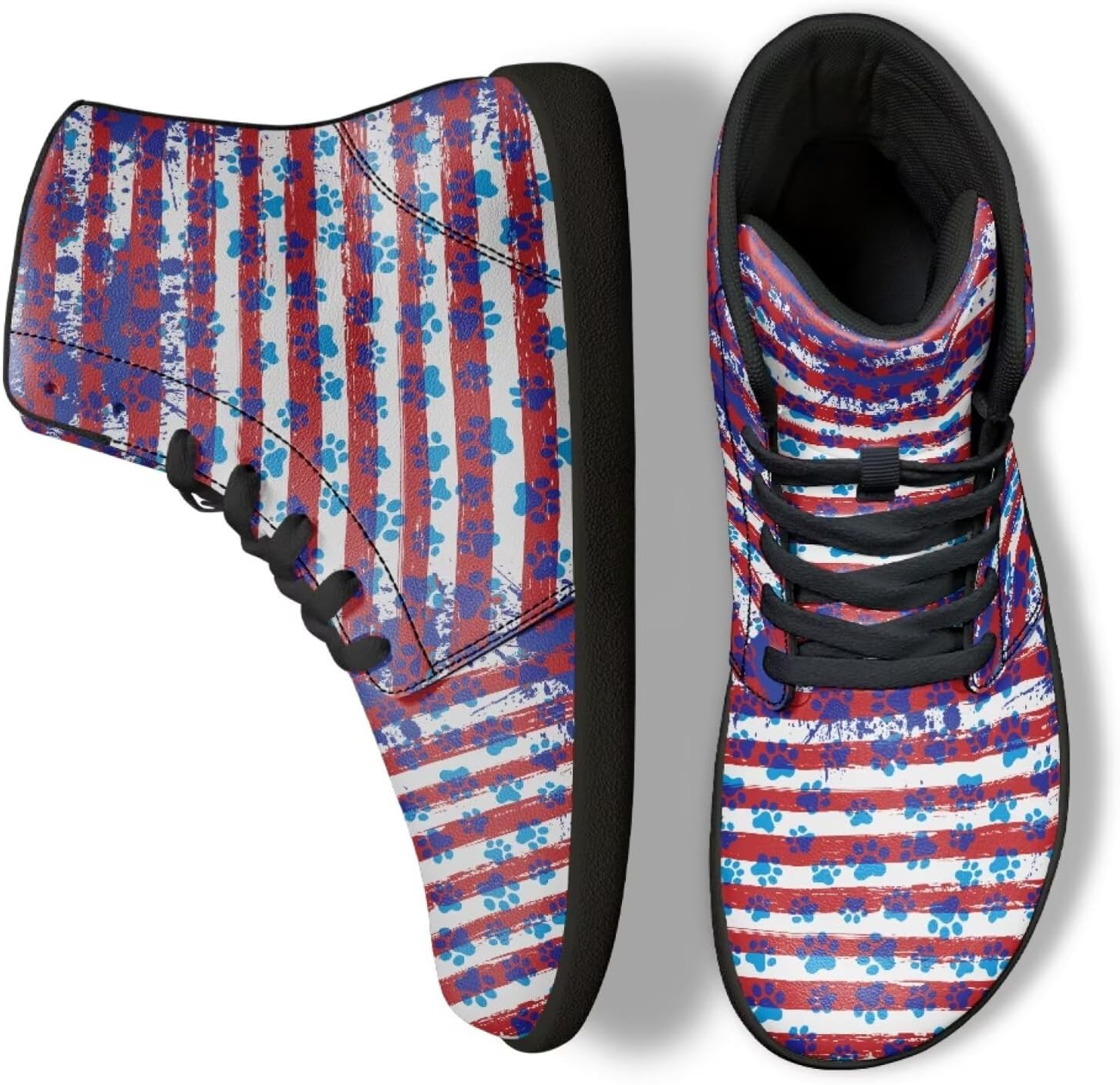 

Высокие кеды Binienty для мужчин и женщин, красный