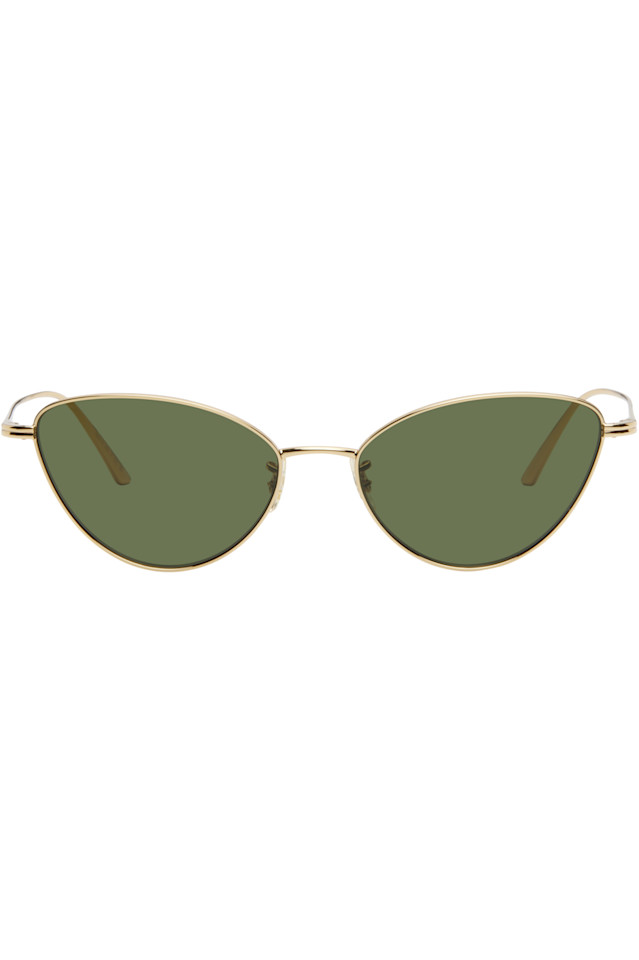 

Солнцезащитные очки Oliver Peoples Edition 1998C Khaite, золотой