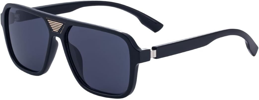 

Мужские солнцезащитные очки в стиле ретро квадратной формы, с защитой от УФ-излучения, подходят для вождения и повседневного ношения, классический дизайн для комфорта в течение всего дня GDKPJDT, C1