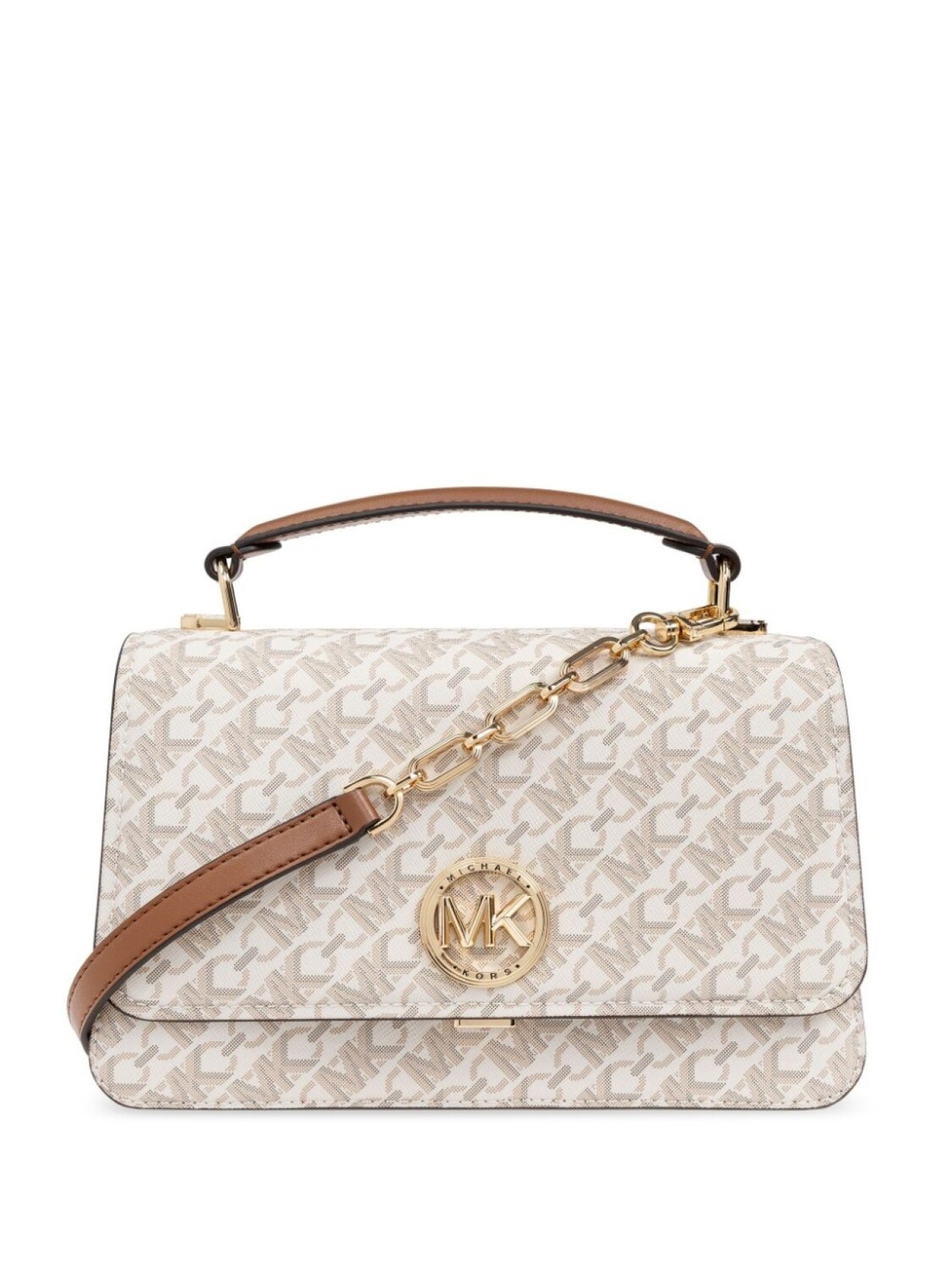 

Michael Michael Kors сумка-тоут с монограммой и логотипом, белый