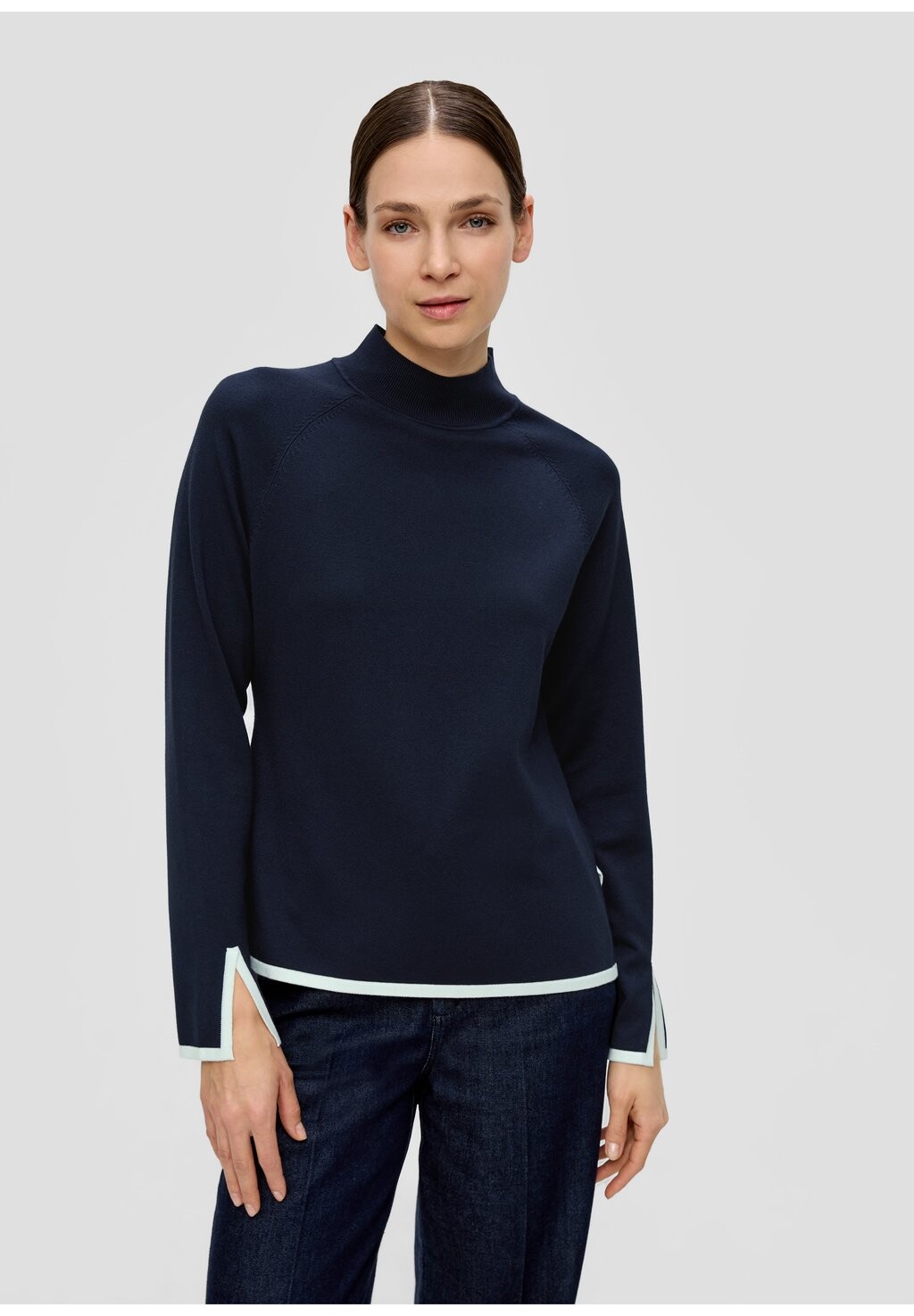 

Свитер вязаный MIT STEHKRAGEN s.Oliver BLACK LABEL, цвет navy