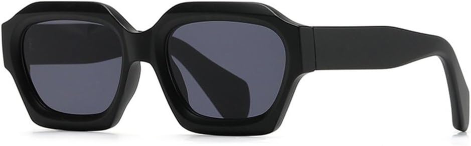 

Мужские квадратные солнцезащитные очки с градиентным переходом цвета, солнцезащитные очки UV400 в стиле ретро, ​​женские солнцезащитные очки с многоугольным циферблатом, оранжевые солнцезащитные очки SKFGNX, Matte Black Grey