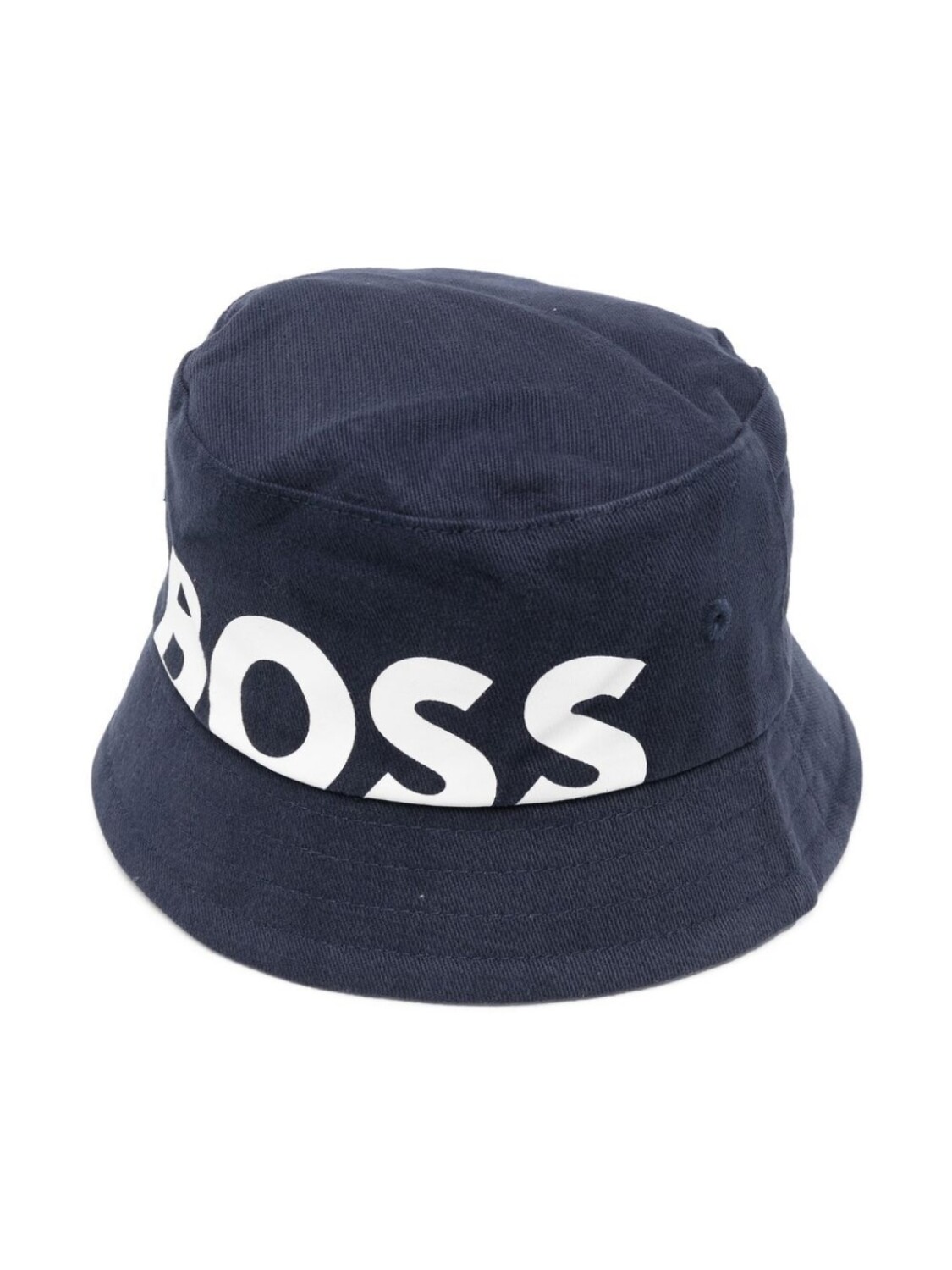 

BOSS Kidswear панама с логотипом, синий