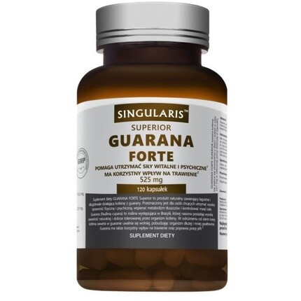 

Guarana Focus Boost - Повышение энергии и ясности ума - 120 вегетарианских капсул Singularis