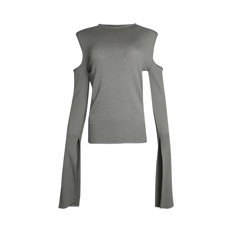 

Свитер Rick Owens Cape Sleeve Knit 'Pearl', кремовый, Бежевый, Свитер Rick Owens Cape Sleeve Knit 'Pearl', кремовый
