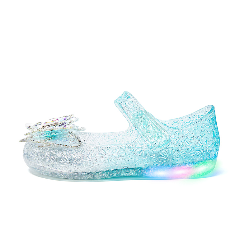 

Коллекция сияющих туфель нескользящие и дышащие низкие детские сандалии для детей от 3 до 7 лет Snoffy, синий