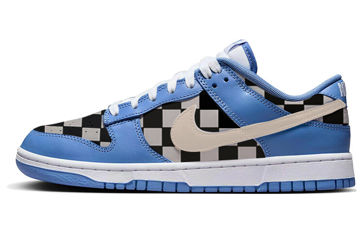 

Кроссовки Nike Dunk Skateboarding Shoes Unisex Low-top White/blue, синий