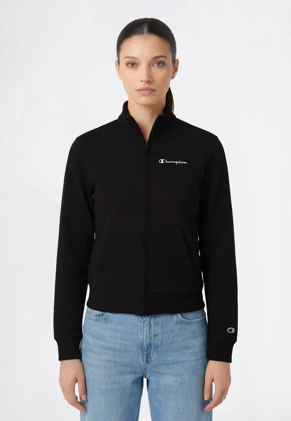 

Толстовка на молнии с контрастными иконками Champion, Black, Черный, Толстовка на молнии с контрастными иконками Champion, Black