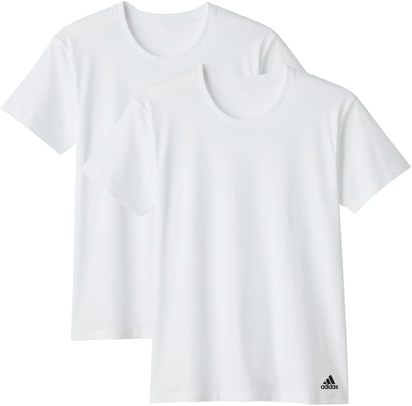 

Мужские футболки с круглым вырезом (2 шт.) Adidas, белый