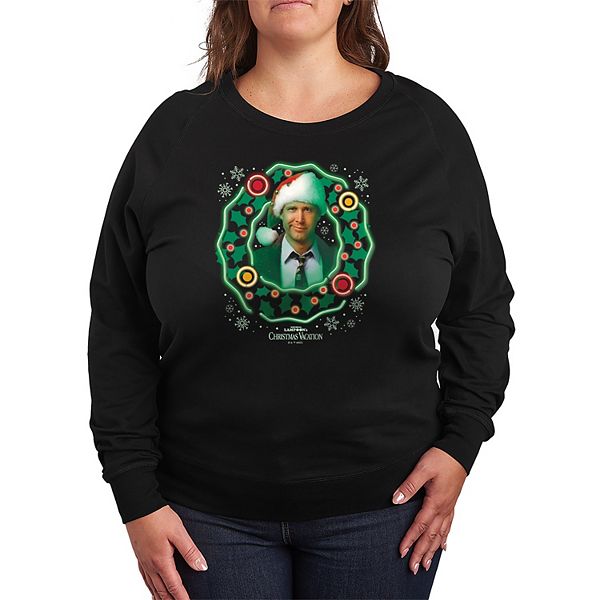 

Футболка с длинным рукавом Clark Griswold National Lampoon's Christmas Vacation, френч терри, plus size Licensed Character