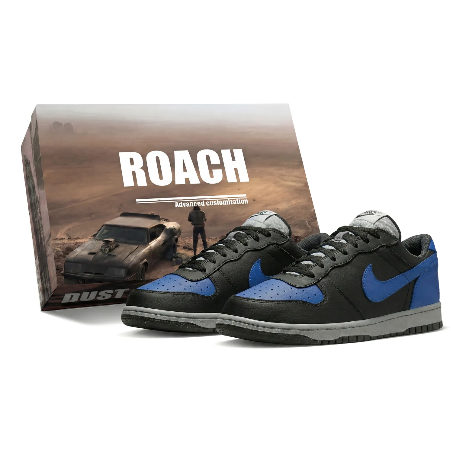 Nike Big Low Three Times Laboratory, Hem Cerulean, коробка в комплекте, устойчивый к истиранию и скольжению
